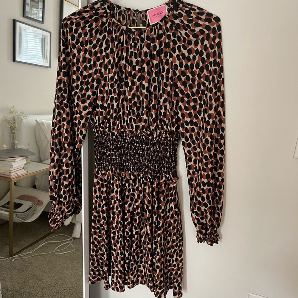 Kate Spade Dotty Leopard Dress